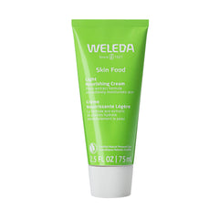 Weleda Skin Food Light front tube showing compact travel-friendly packaging and brand