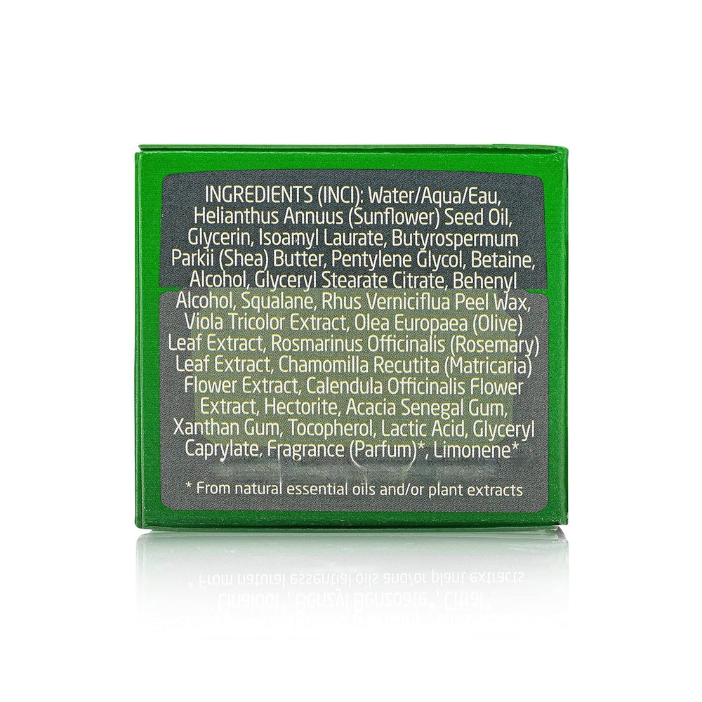 Weleda Skin Food cream texture close-up showing rich cushiony moisturization benefit