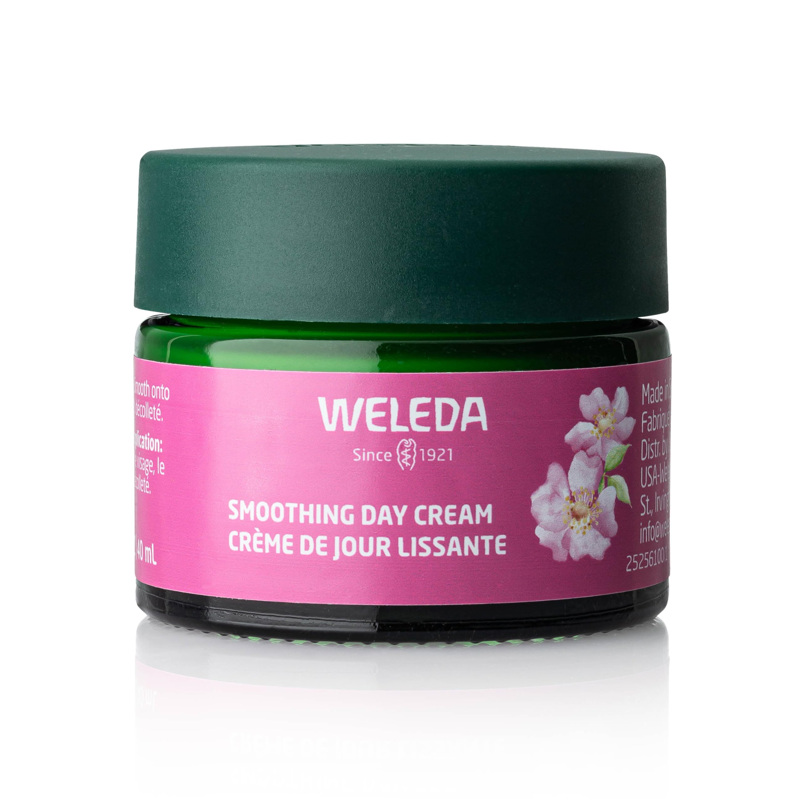 Weleda smoothing day cream front packaging showing product benefits