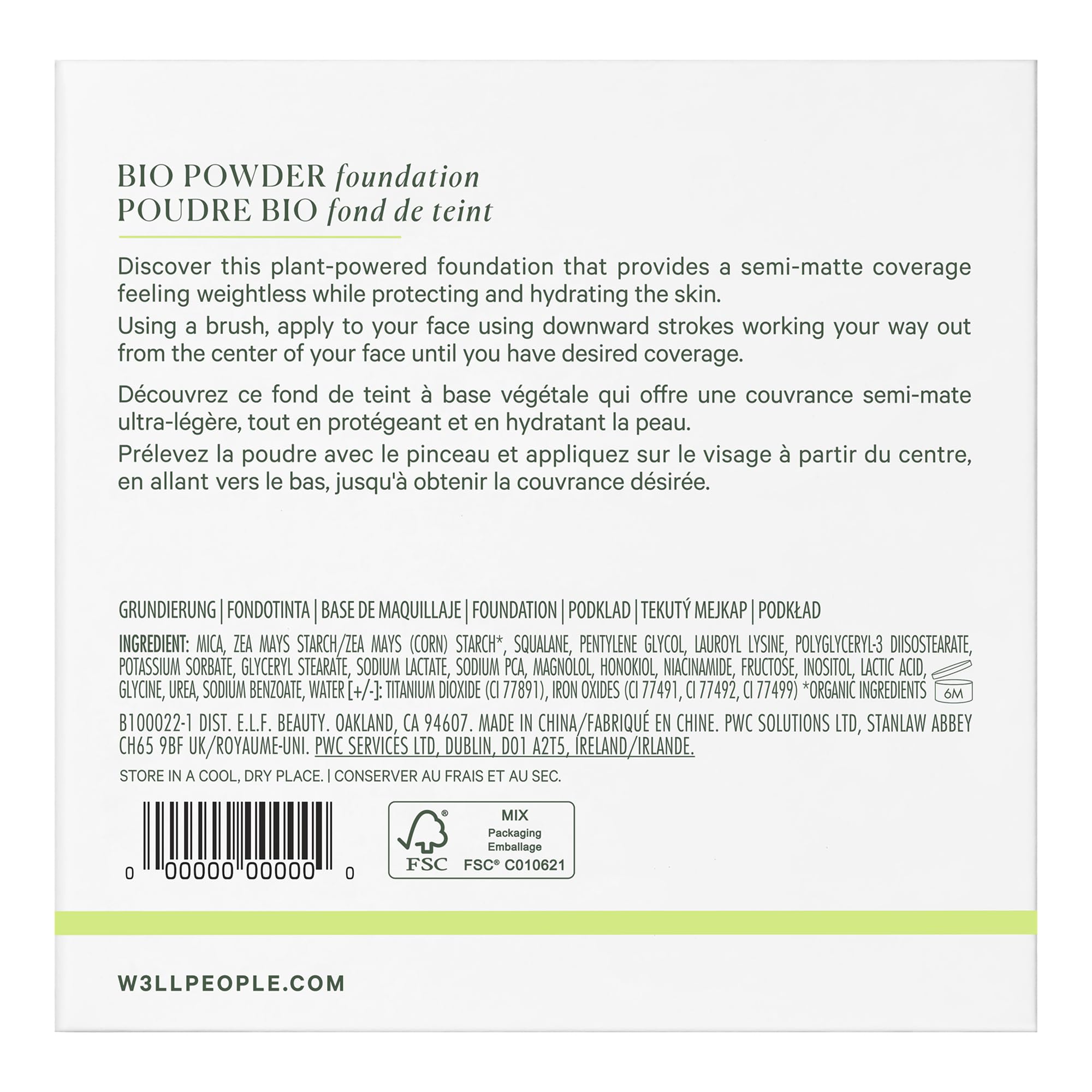Well People product packaging label showing ingredient callouts and clean formula
