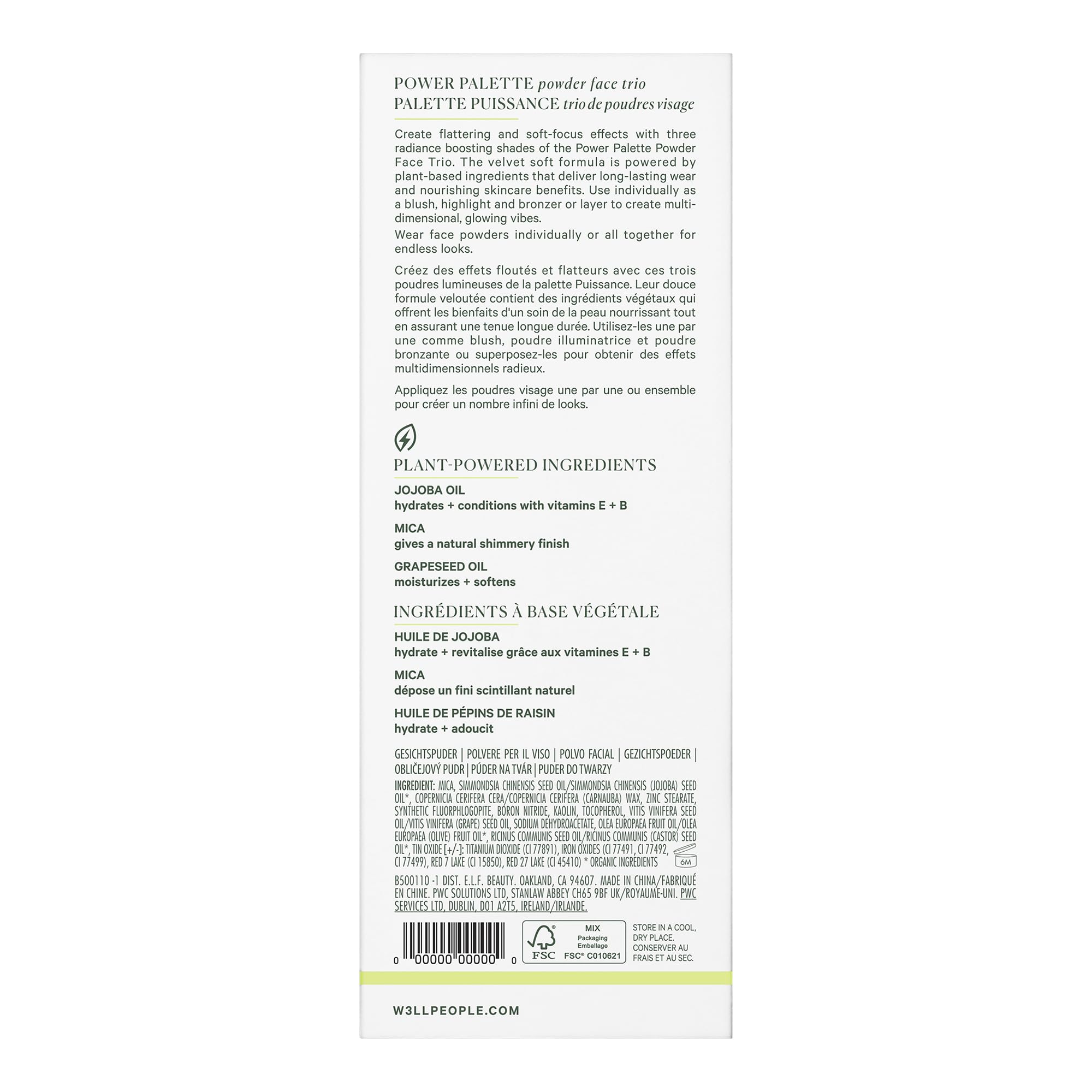 Well People ingredients label showing plant-based oils, clean-formula reassurance