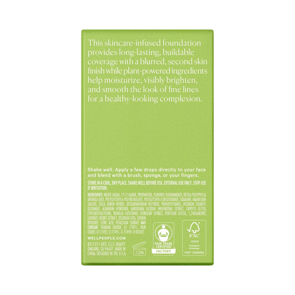 Well People bottle in hand showing compact size and travel-friendly benefit