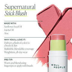 Well People close-up of cream texture highlighting rich emollient finish and blendability