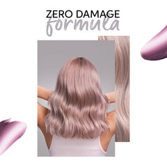 Wella Professionals applying mask to bleached hair for quick ten-minute pastel tone