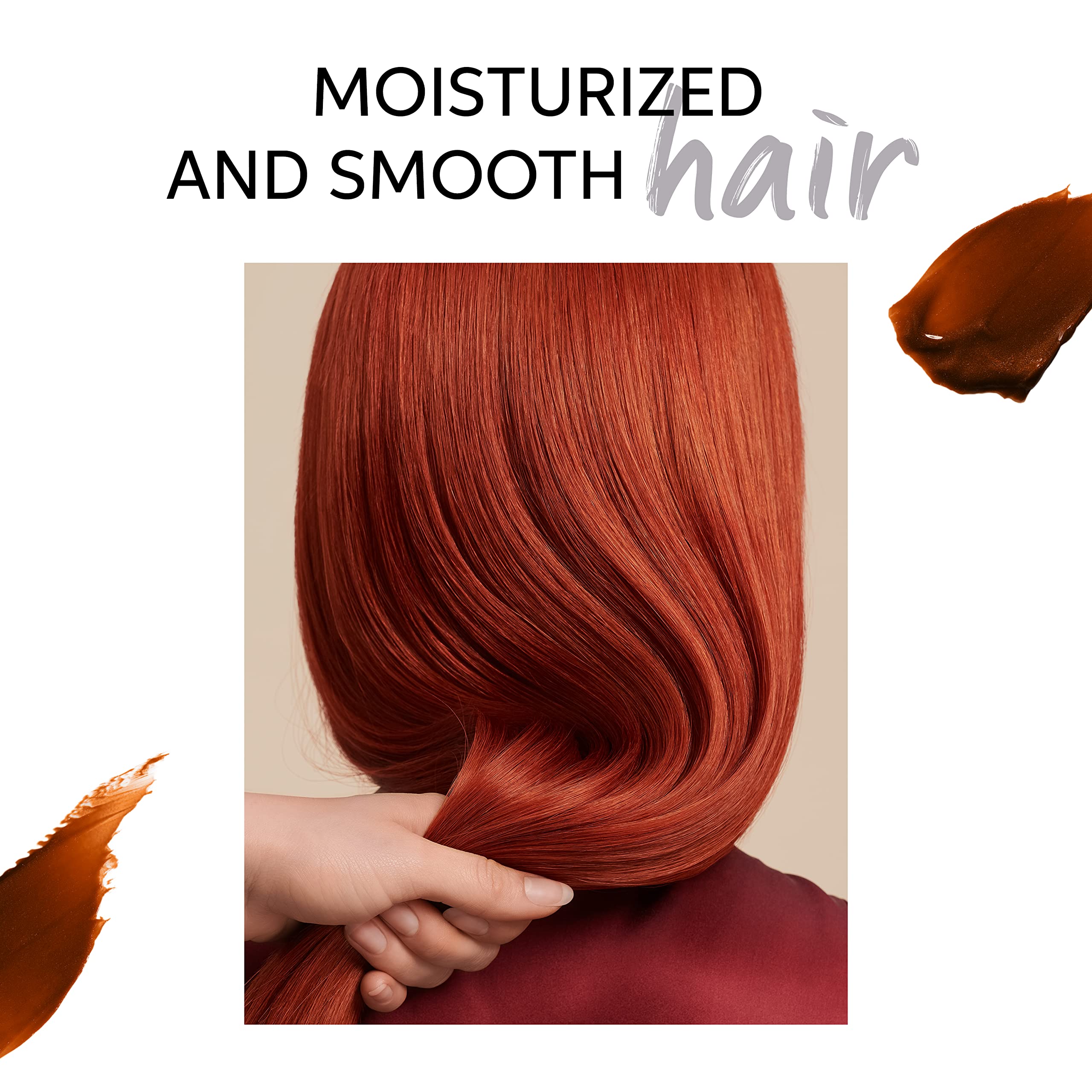 Wella Professionals close-up of copper pigment showing rich color payoff