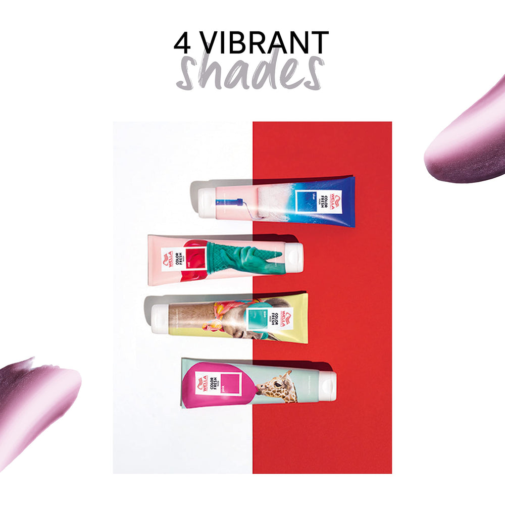 Wella Professionals mask on bathroom shelf as part of a simple at-home color routine