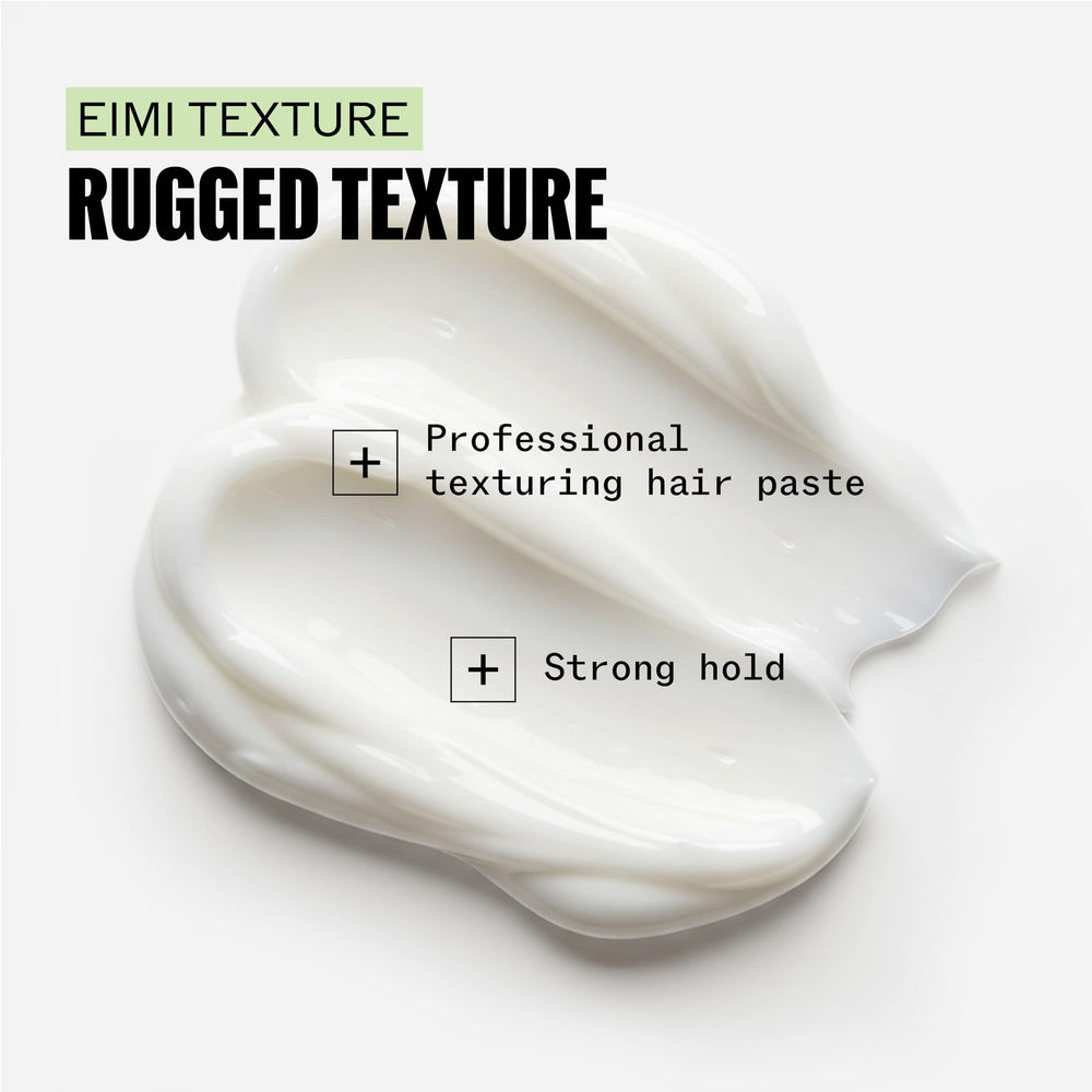 Wella Professionals styled short hair in lifestyle setting showing rugged matte texture benefit
