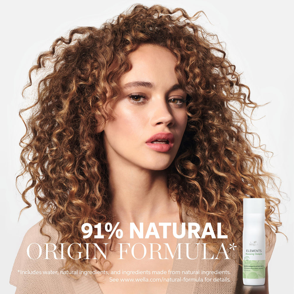 Wella Professionals shampoo lathering in hand to show gentle cleansing