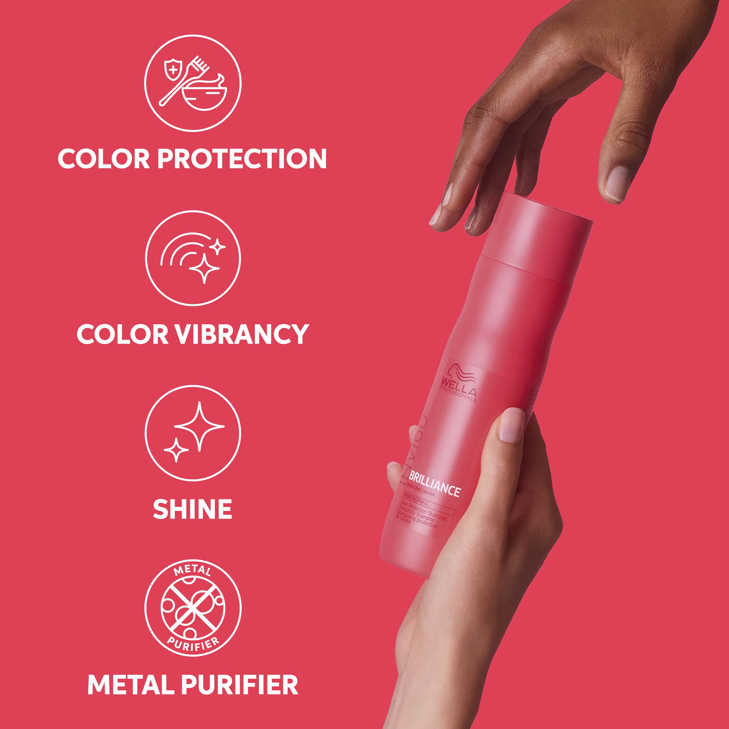 Wella Professionals lime caviar ingredient shot highlighting antioxidant support and smoother finish benefit