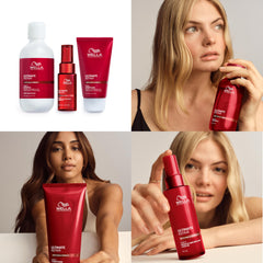 Wella Professionals shampoo pump closeup highlighting gentle cleansing and soft hair