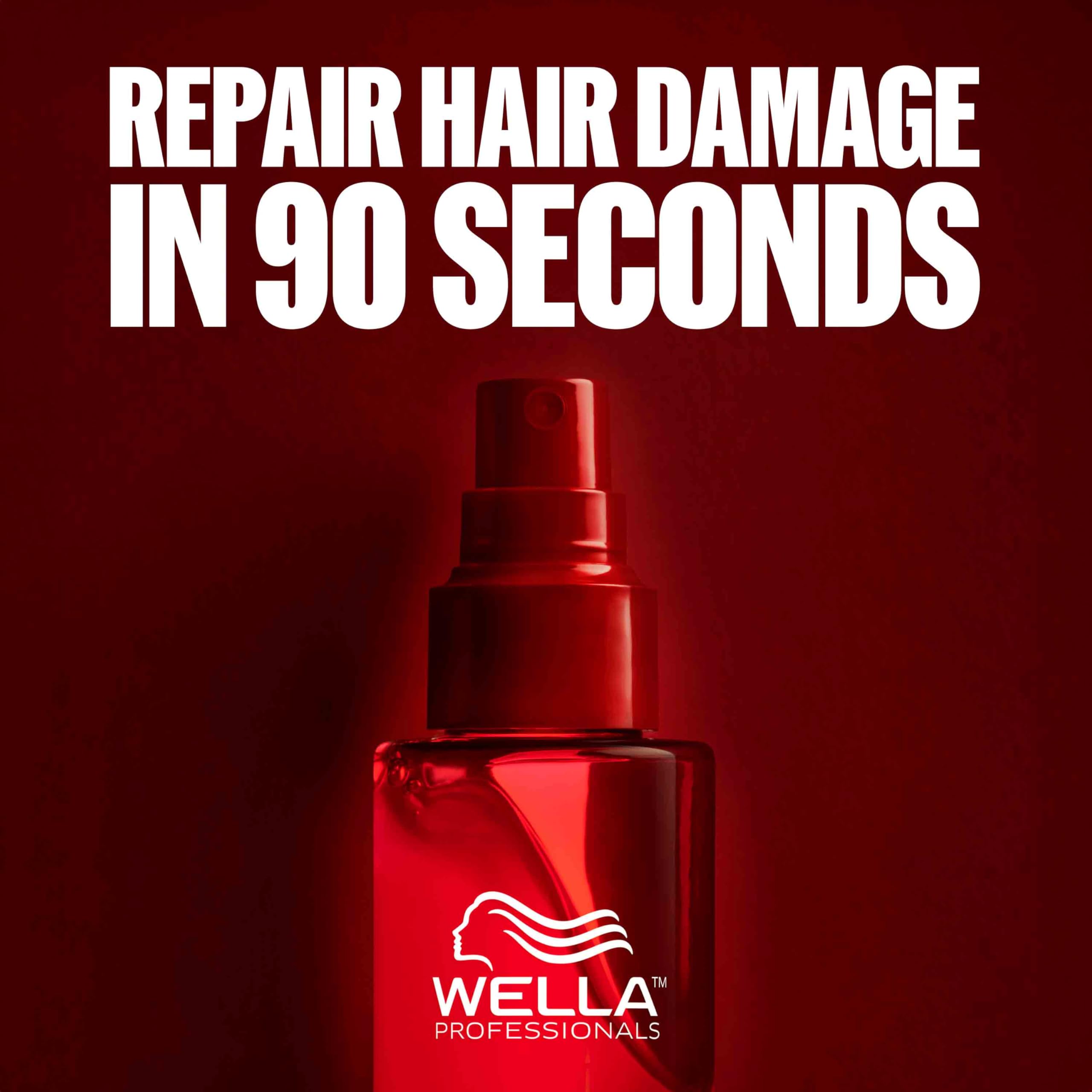 Wella Professionals texture drops on palm showing lightweight formula and detangling benefit