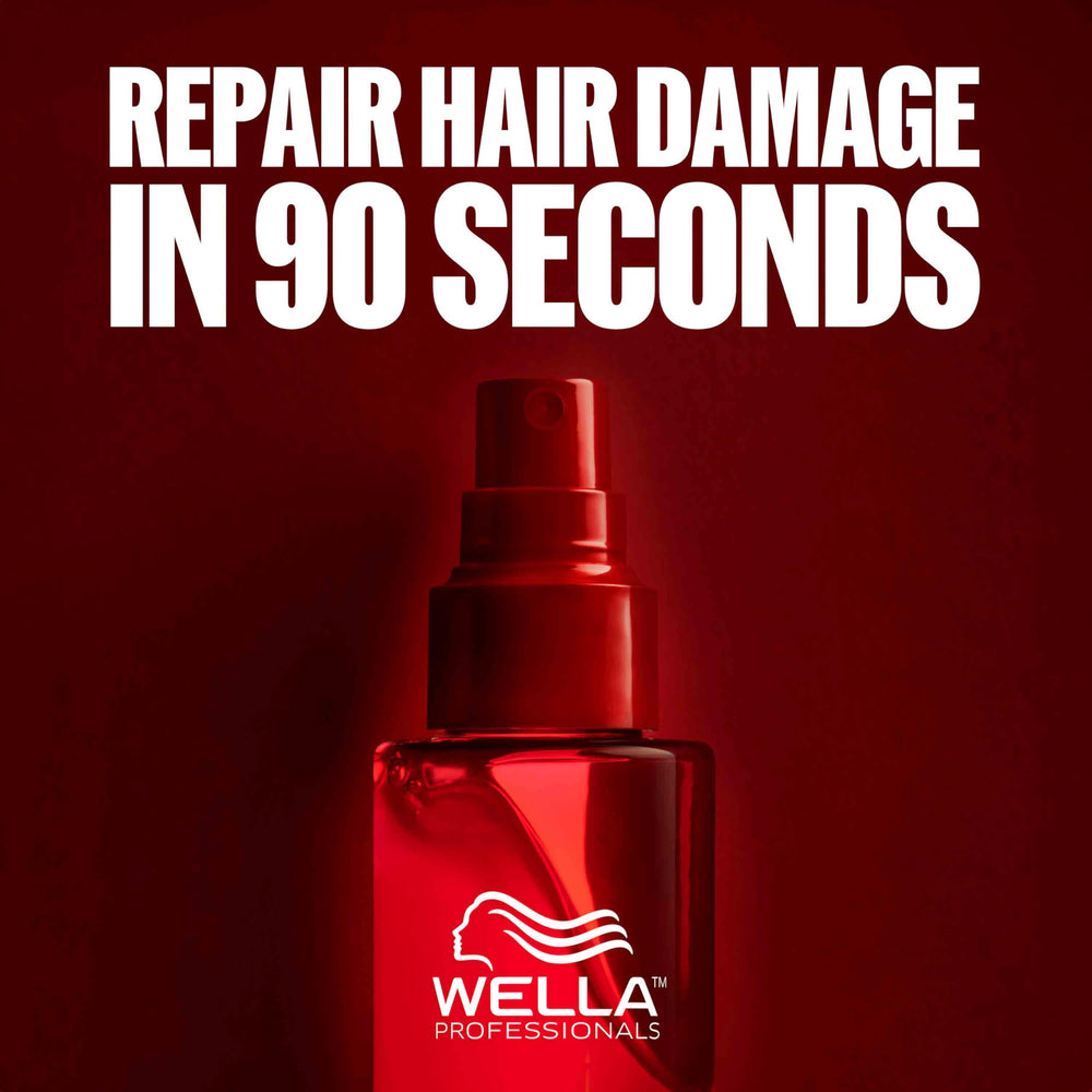 Wella Professionals texture drops on palm showing lightweight formula and detangling benefit