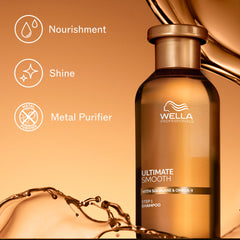 Wella Professionals creamy lather texture demonstrating gentle cleansing benefit