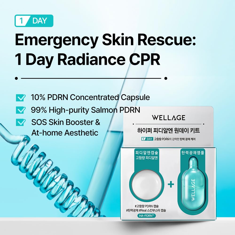 WELLAGE pouring serum texture to show lightweight absorption benefit