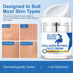 Wellness Heavens cream texture close-up illustrating lightweight hydration