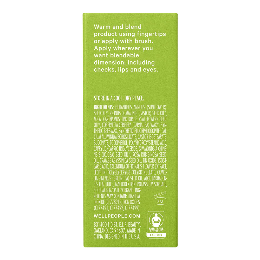 Well People label and ingredient list highlighting plant-powered benefits