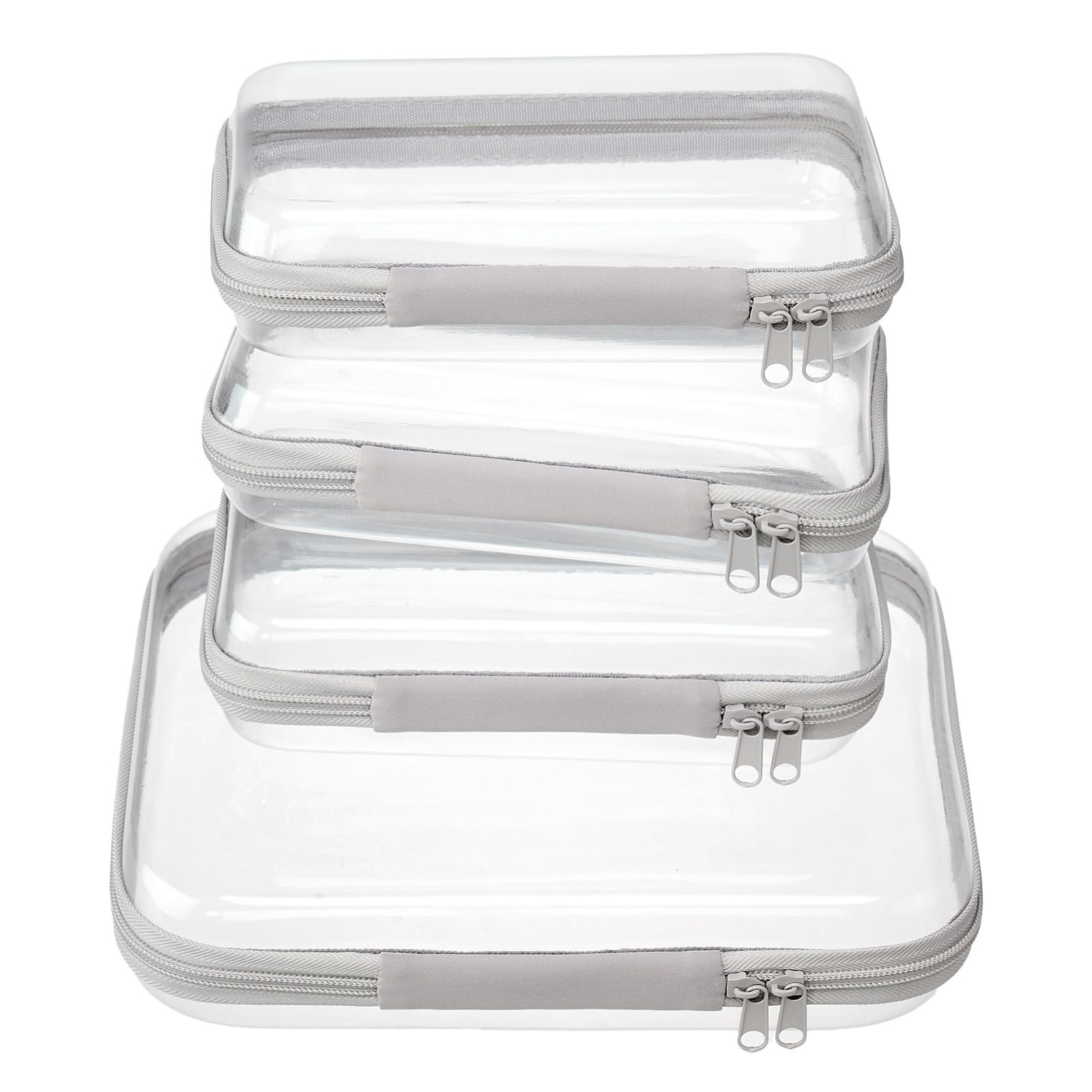 WELPIRT front packaging view showing clean white hard-shell set and clear panels for organized packing