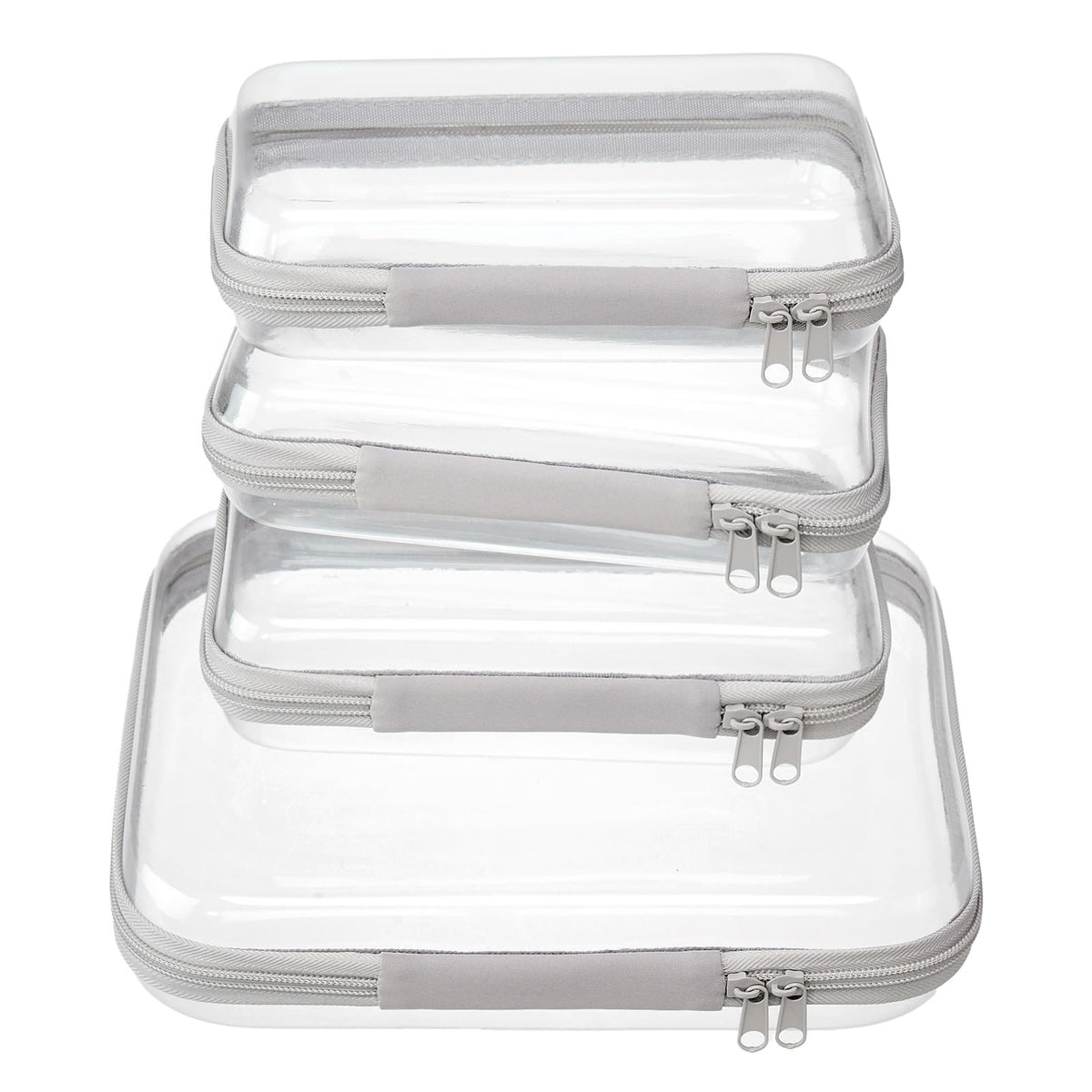 WELPIRT front packaging view showing clean white hard-shell set and clear panels for organized packing