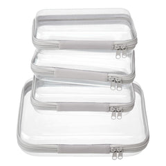 WELPIRT front packaging view showing clean white hard-shell set and clear panels for organized packing