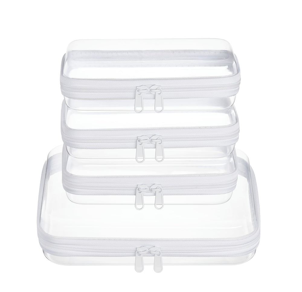 WELPIRT front view of case set showing stackable organized benefit