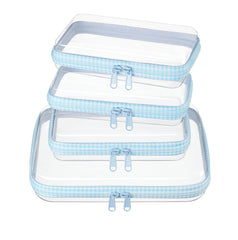 WELPIRT front view of hard shell zipper case showing organized storage benefit