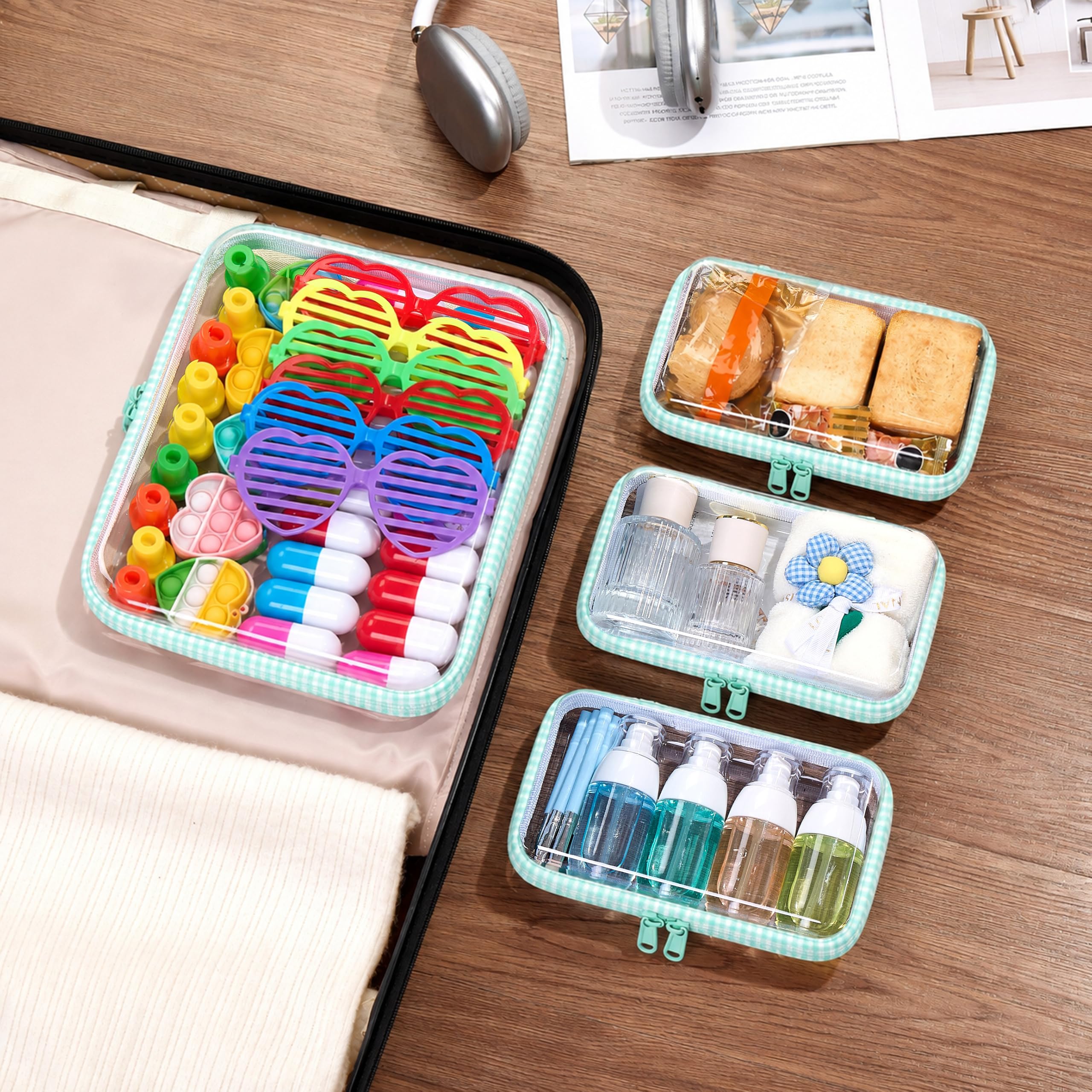 WELPIRT lifestyle scene on vanity showing organized, accessible storage