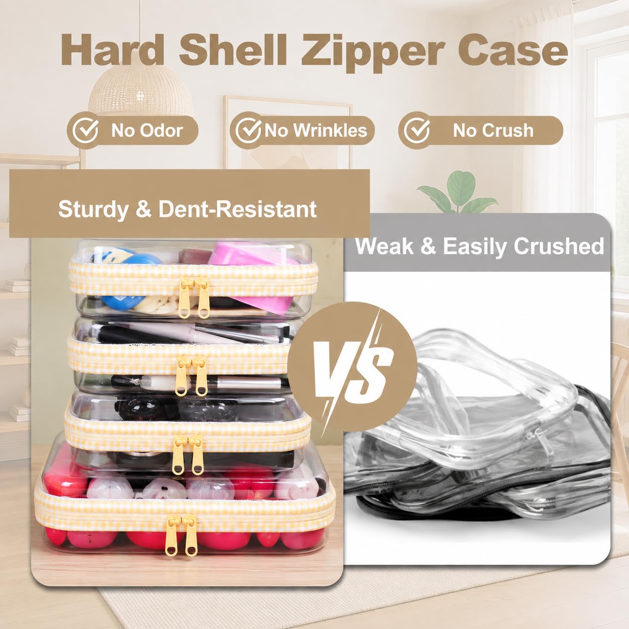 WELPIRT open medium pouch interior displaying organized storage benefits