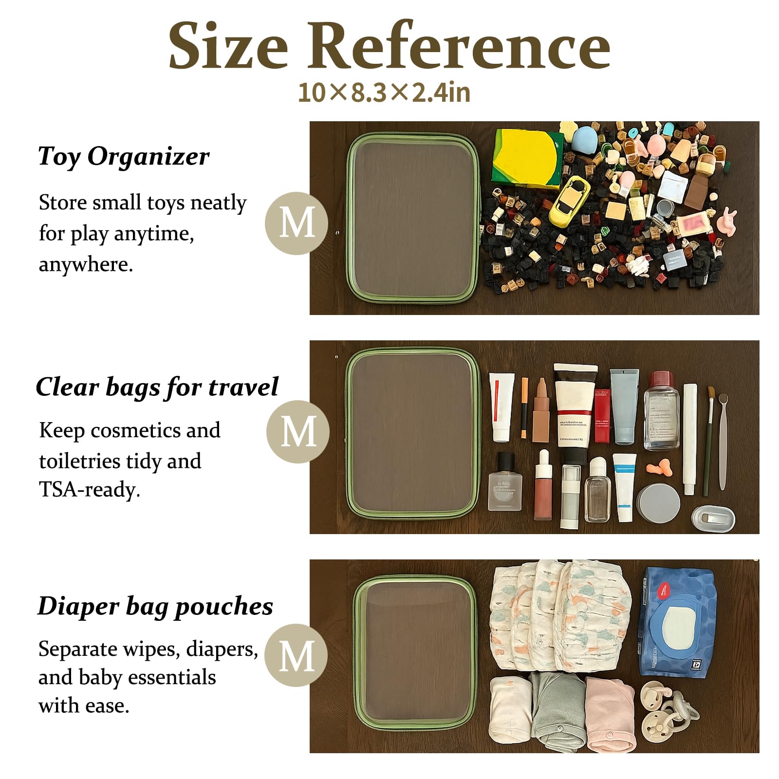 WELPIRT pouch held in hand for size scale showing portable convenience