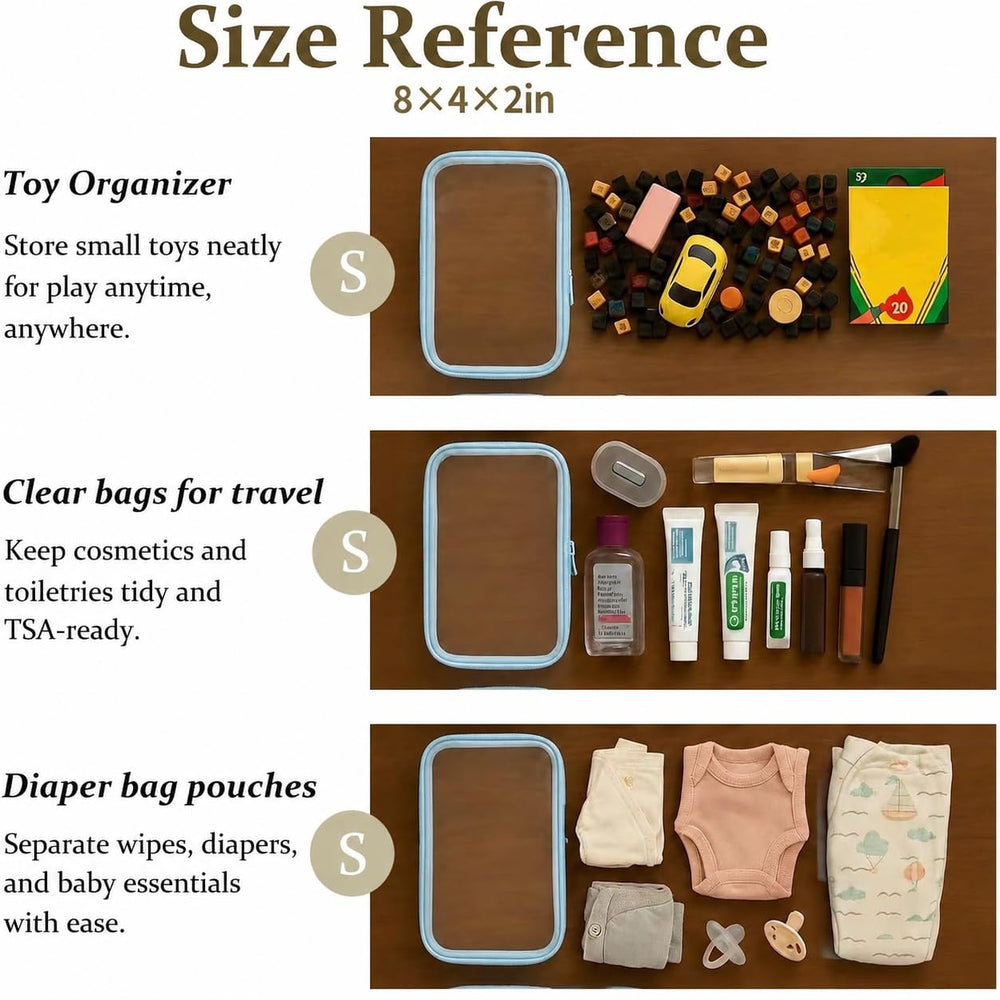 WELPIRT small pouch laid out with toiletries showing organization benefit