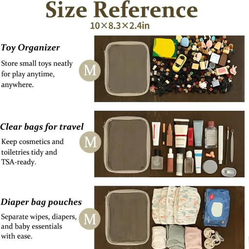 WELPIRT small pouches stacked in suitcase for space-saving travel