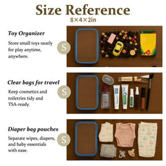 WELPIRT stacked cases inside a suitcase showing space-saving, crush-resistant protection