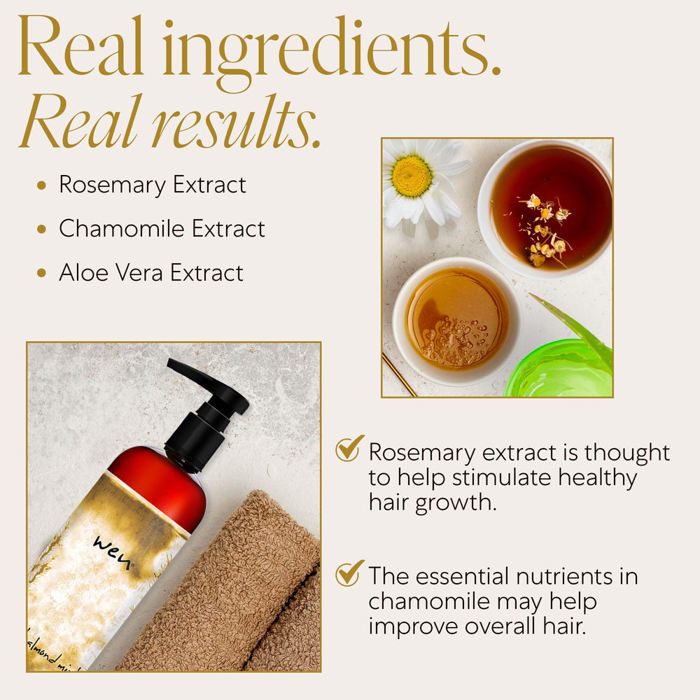 WEN by Chaz Dean in-shower application on wet hair demonstrating gentle cleansing benefit