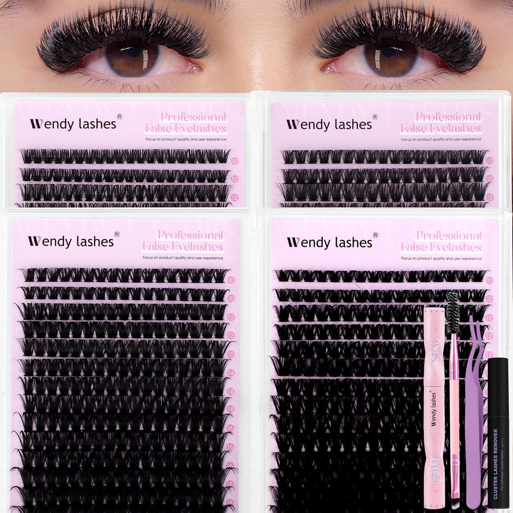 WENDY LASHES full kit laid out to show included contents