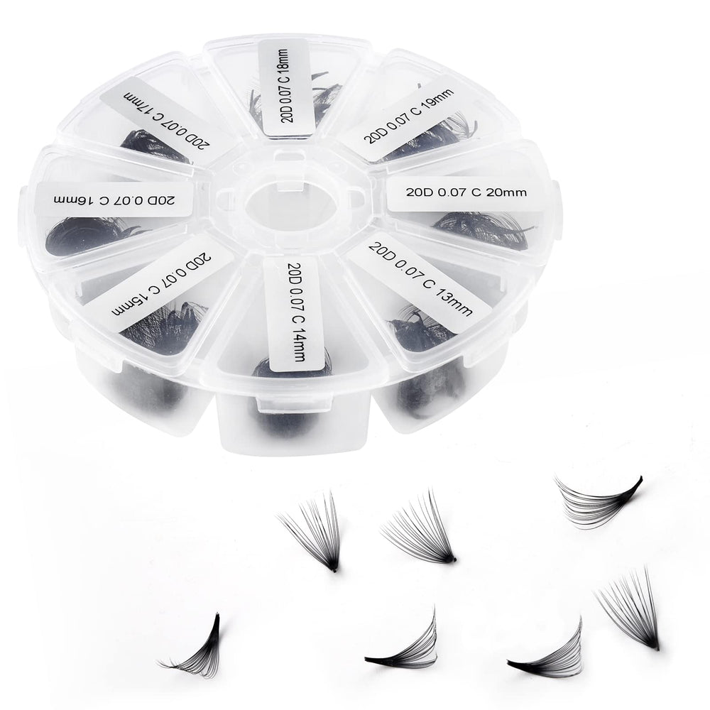 WENDY LASHES box held in hand to show scale and professional quantity