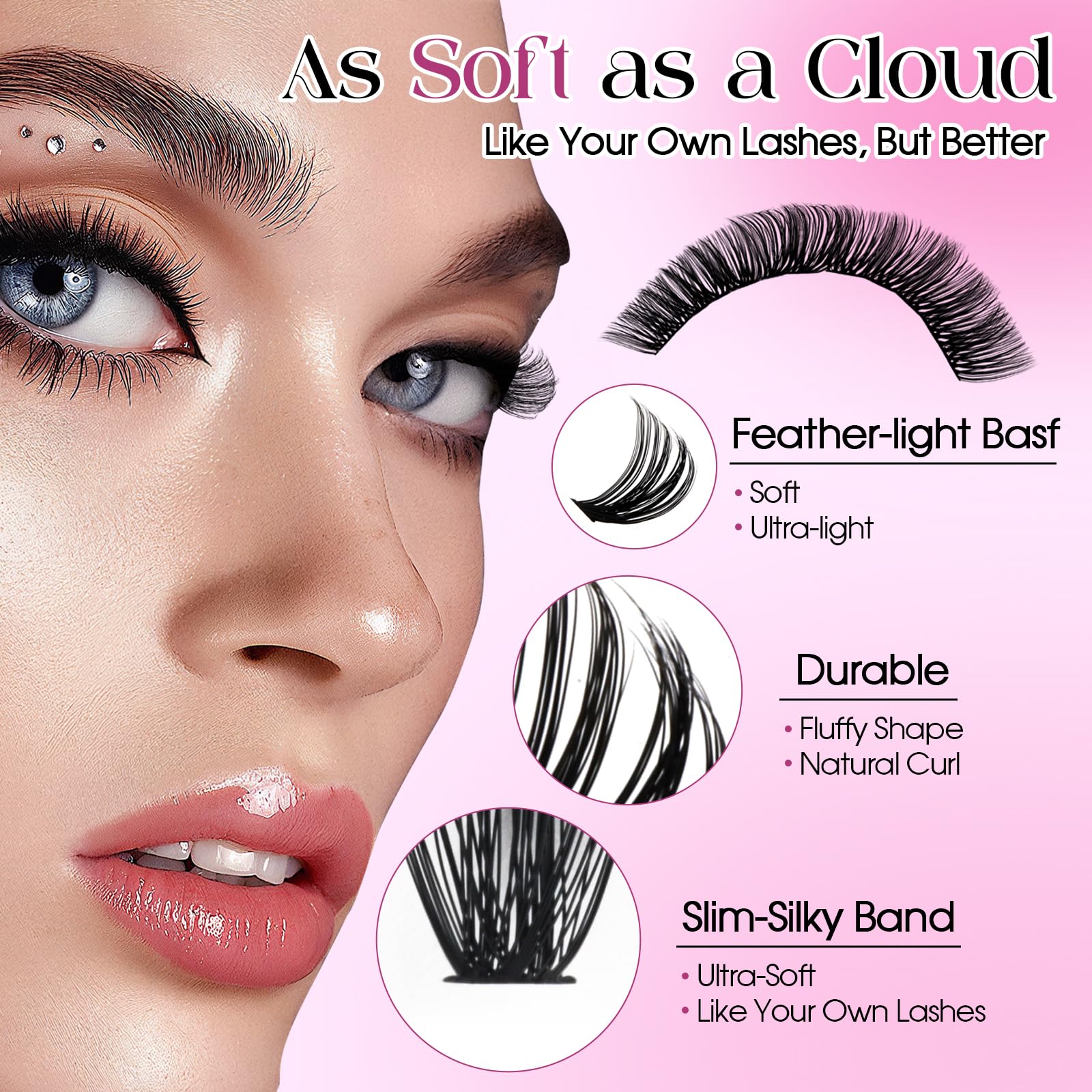 WENDY LASHES precision tweezers and tools for accurate placement