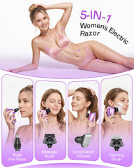 WEQOEE bikini trimmer attachment detail for precise edging benefit