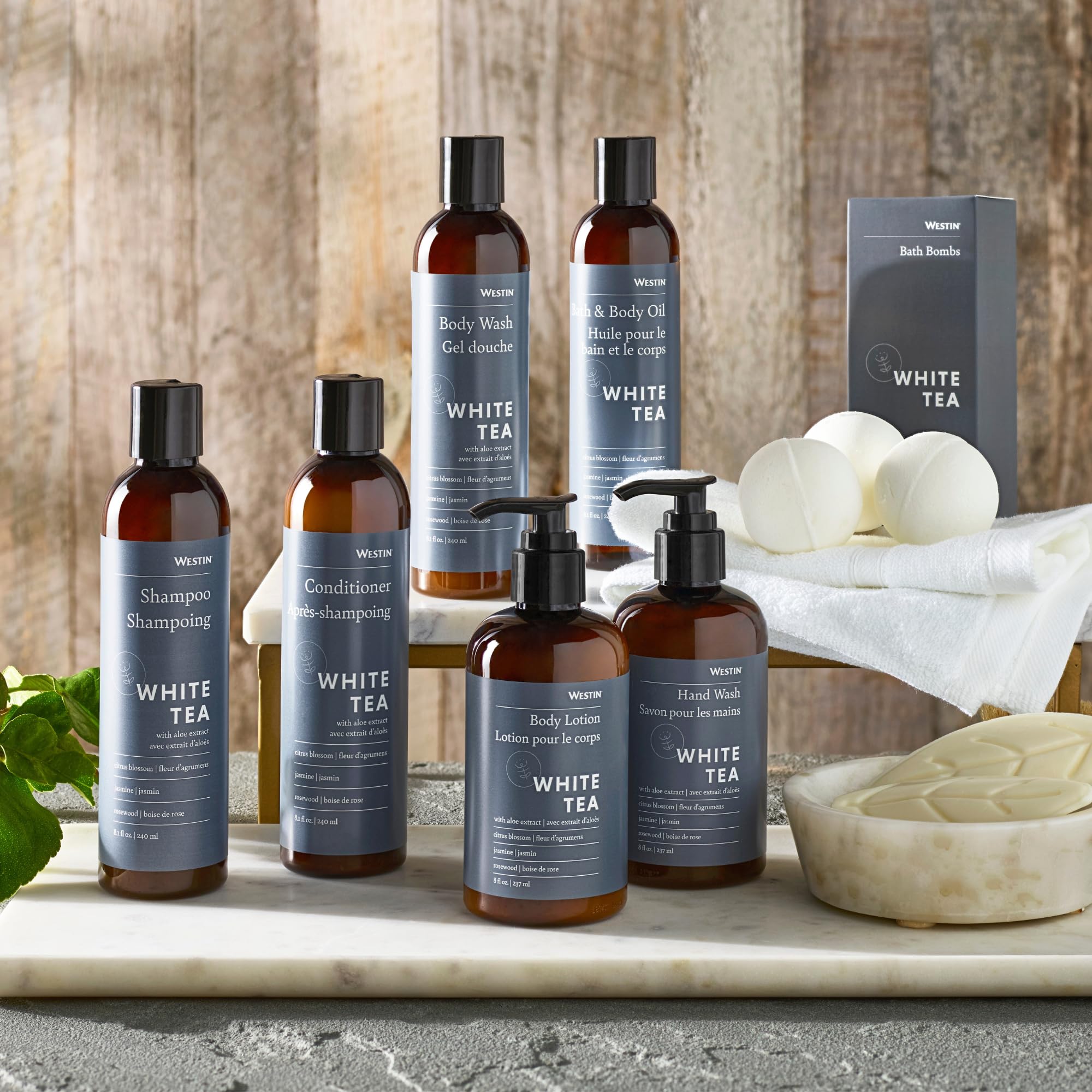 Westin ingredients jojoba and wheat proteins highlighting nourishment