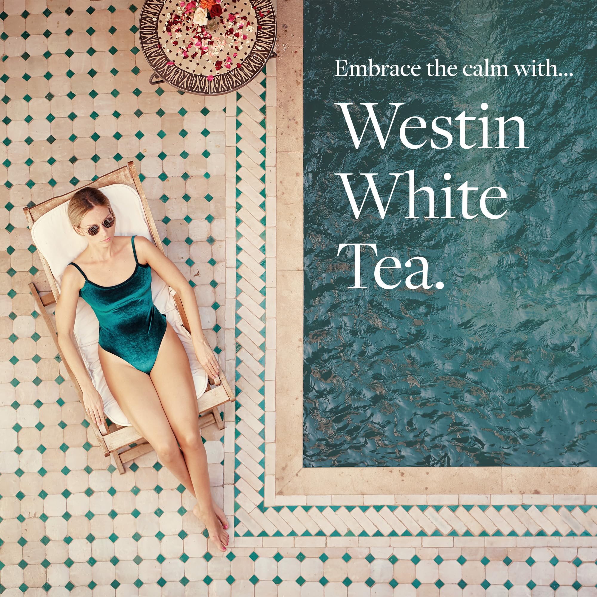 Westin white tea aloe applied to hands showing soft, conditioned skin