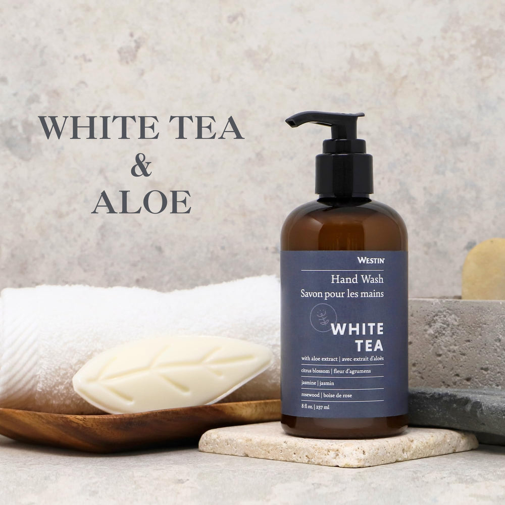 Westin product label and ingredient panel highlighting aloe and paraben-free formula