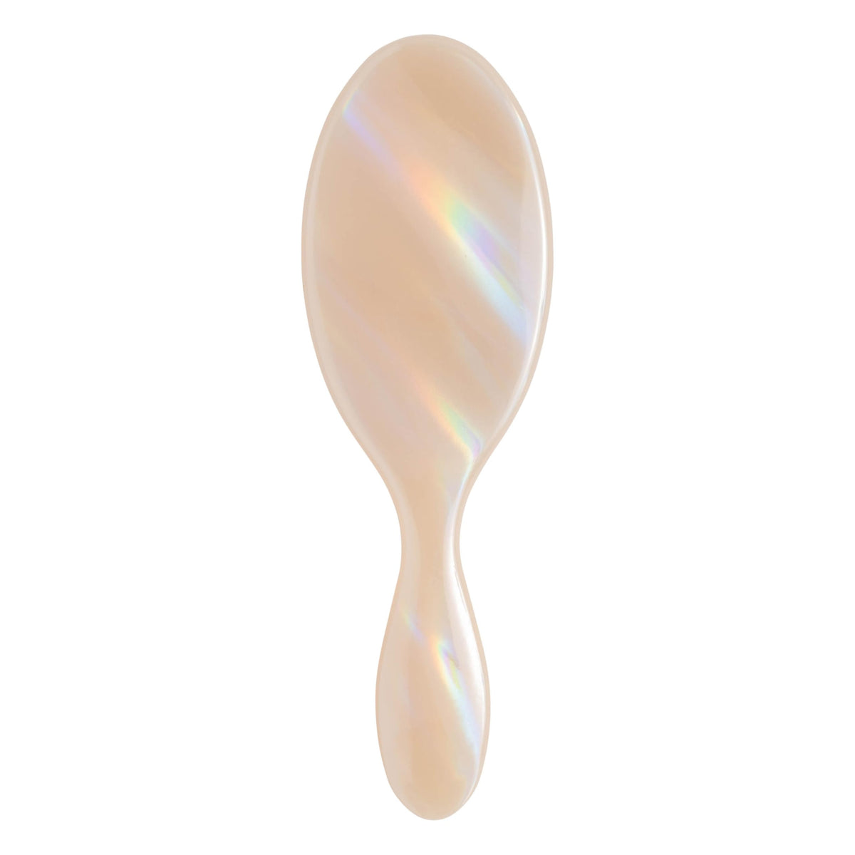 Wet Brush front view showing cream iridescent finish and ergonomic shape