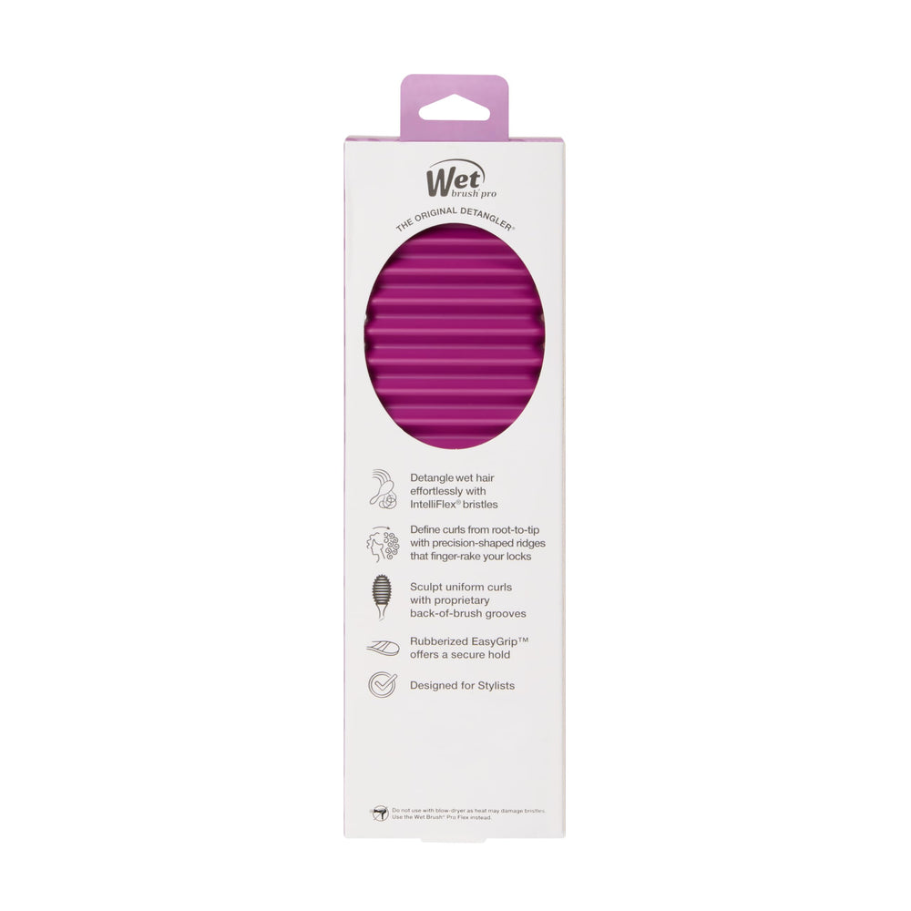 Wet Brush Curl Shaper packaging close-up highlighting Wet Brush brand reliability