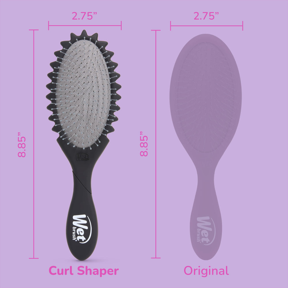 Wet Brush being used by child and adult showing family-friendly design