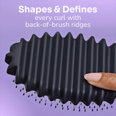 Wet Brush in shower with conditioner defining curls while wet