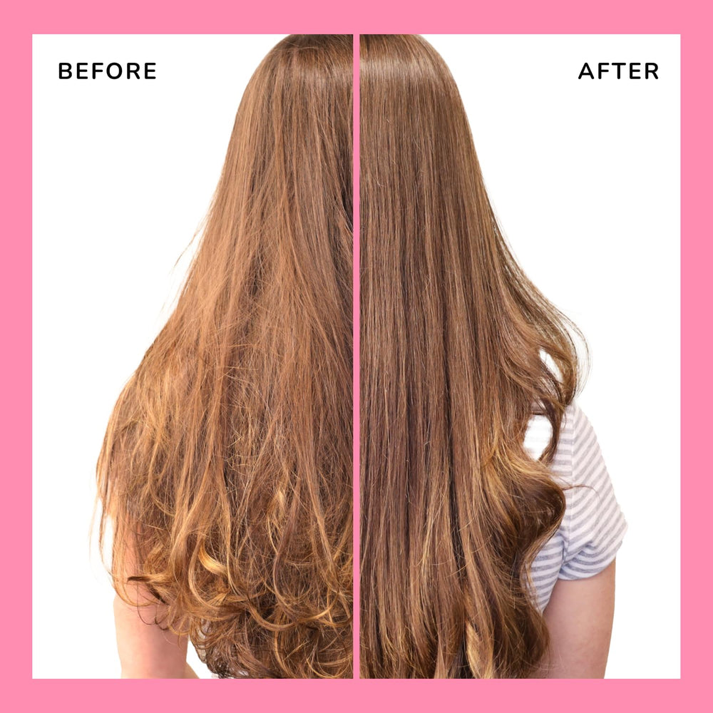Wet Brush being used on wet hair after shower to prevent pulling