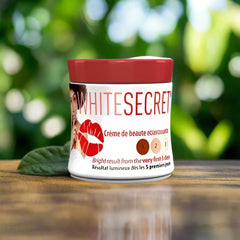 Generic White Secret 320ml size comparison showing value and capacity