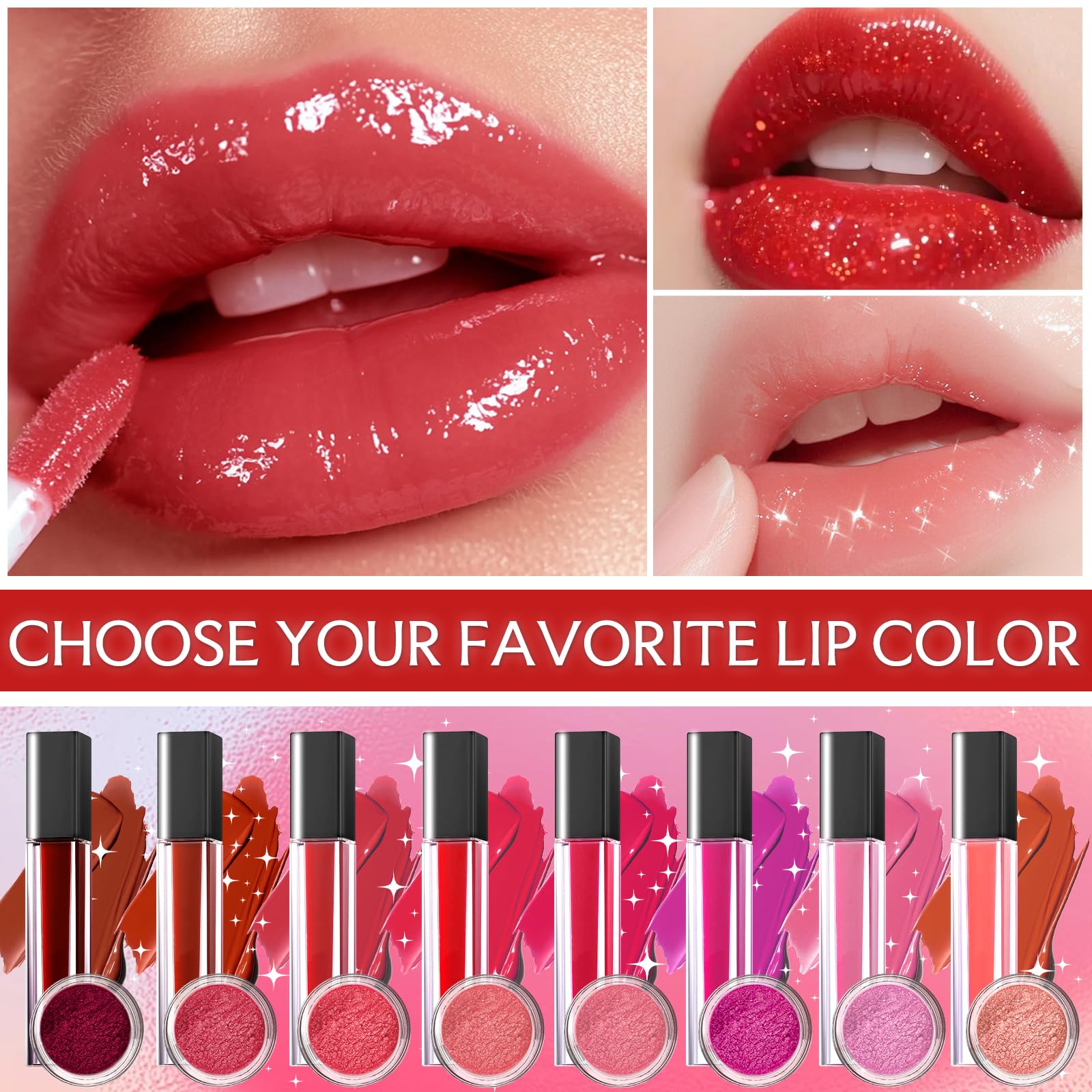 WhizToys pigment close-up displaying color options and easy blending guidance