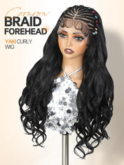 WIGER side profile highlighting long wavy movement and volume