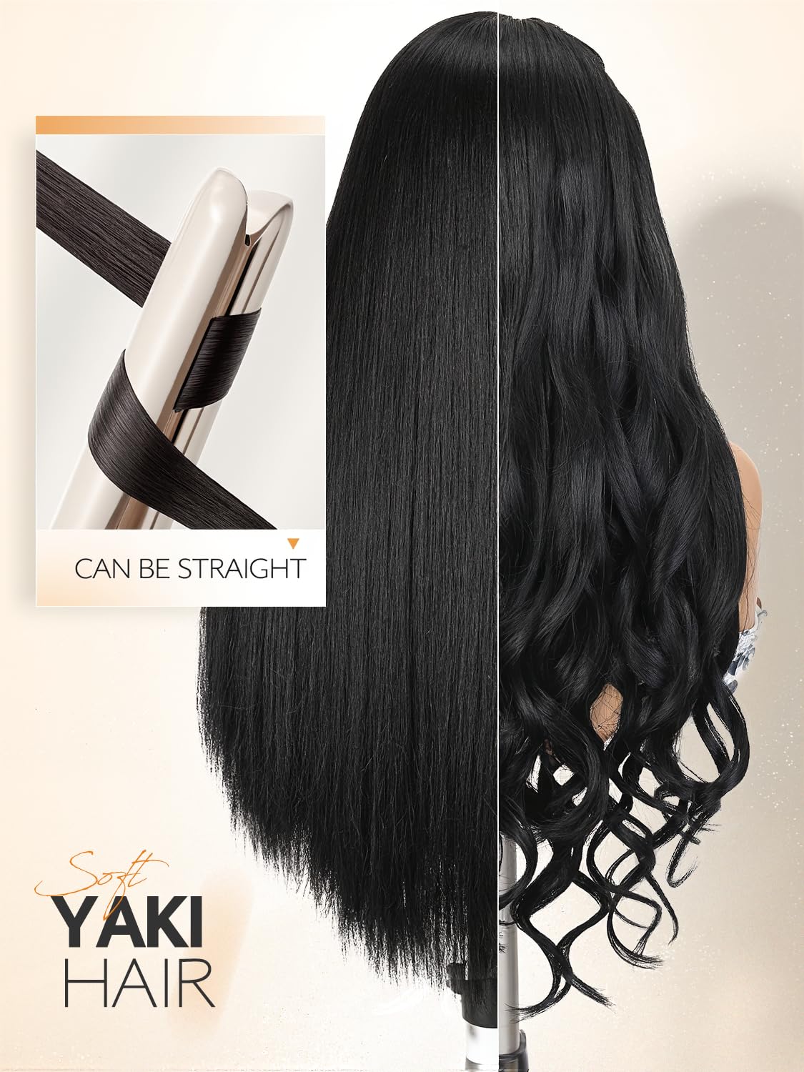 WIGER installed wig lifestyle shot offering ready-to-wear confidence