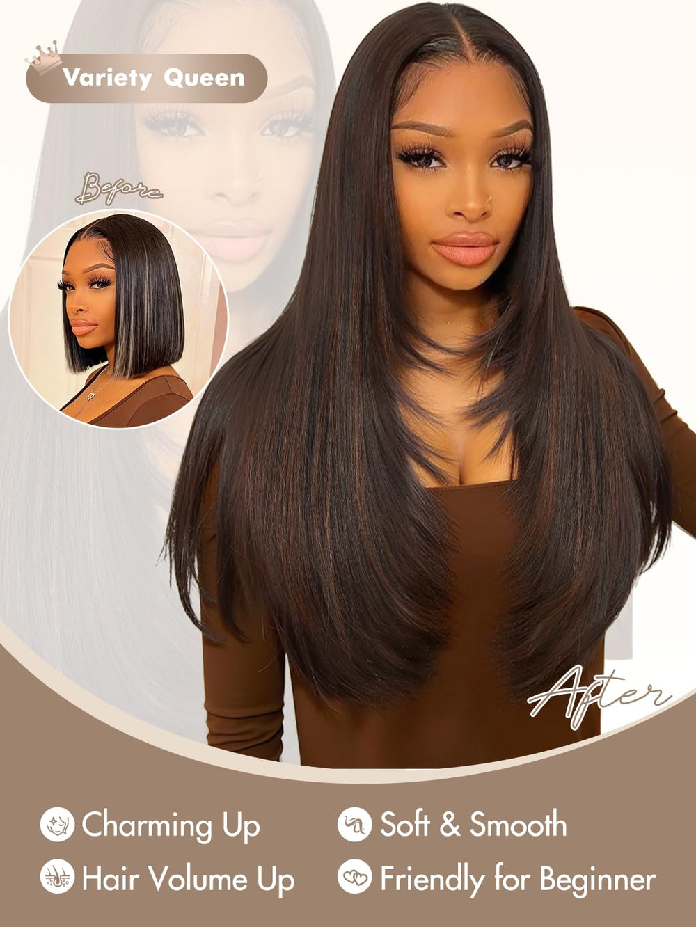 WIGNEE detailed fiber texture close-up highlighting heat-resistant softness