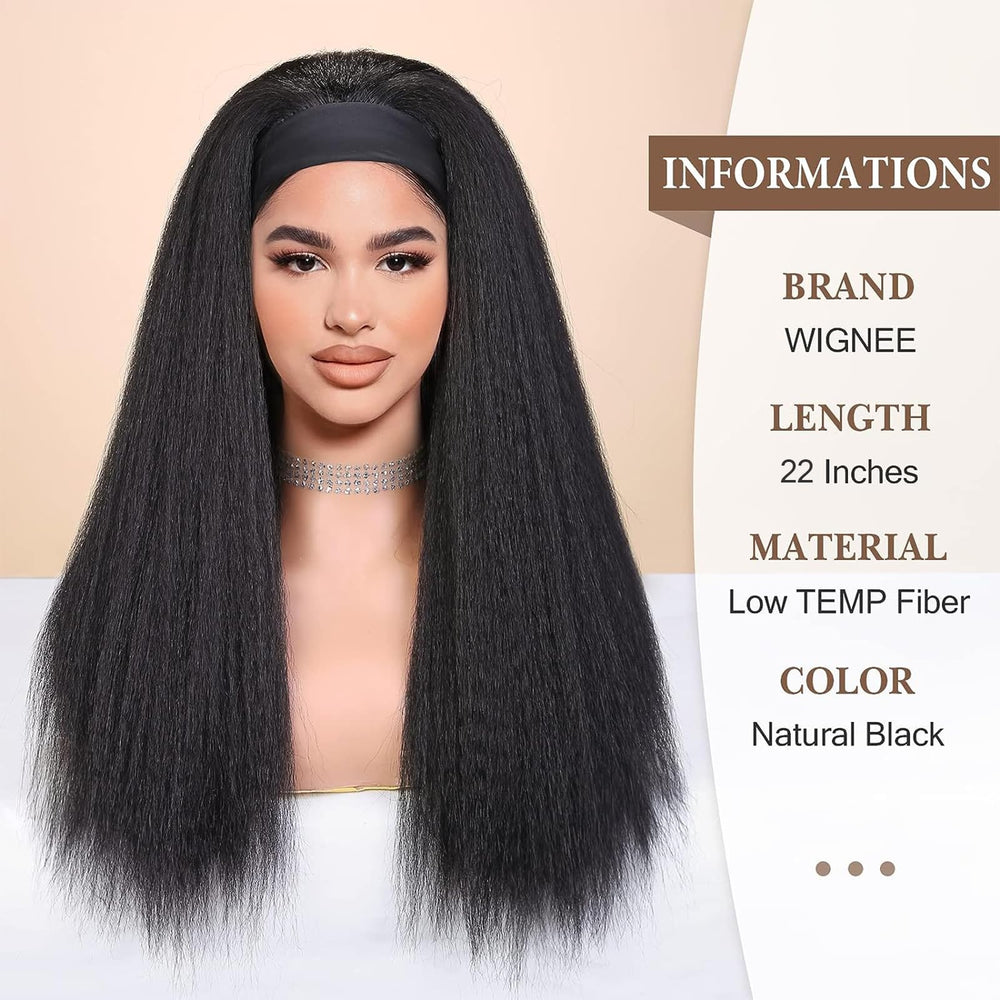WIGNEE fiber texture highlighting kinky-straight feel and low-tangle benefit